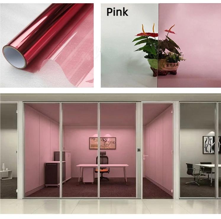 Радужная наклейка на окно, самоклеящаяся виниловая взрывозащищенная солнцезащитная декоративная рама для стеклянных перегородок окон и дверей