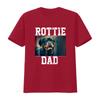 Rottweiler Dad T Shirt For Rottie Lover  vintage Washed graphic Top For Everyday Wear Comfortable designer clothes homme