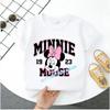2026 Boys Girls Shortsleeved Printed Tshirt  Mouse Cartoon Children 100 Cotton Soft Breathable Loose Sports Comfortable