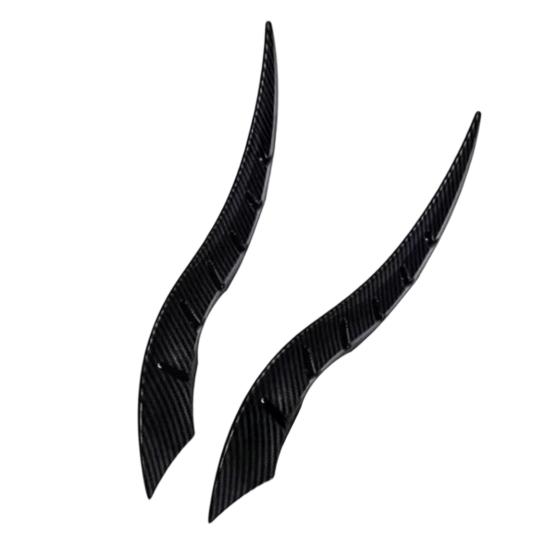 1 Pair Car Dragon Horn Decoration Personalized Vehicle Modifications 3D Horns Sticker Ornament for SUV Sedan Hatchback