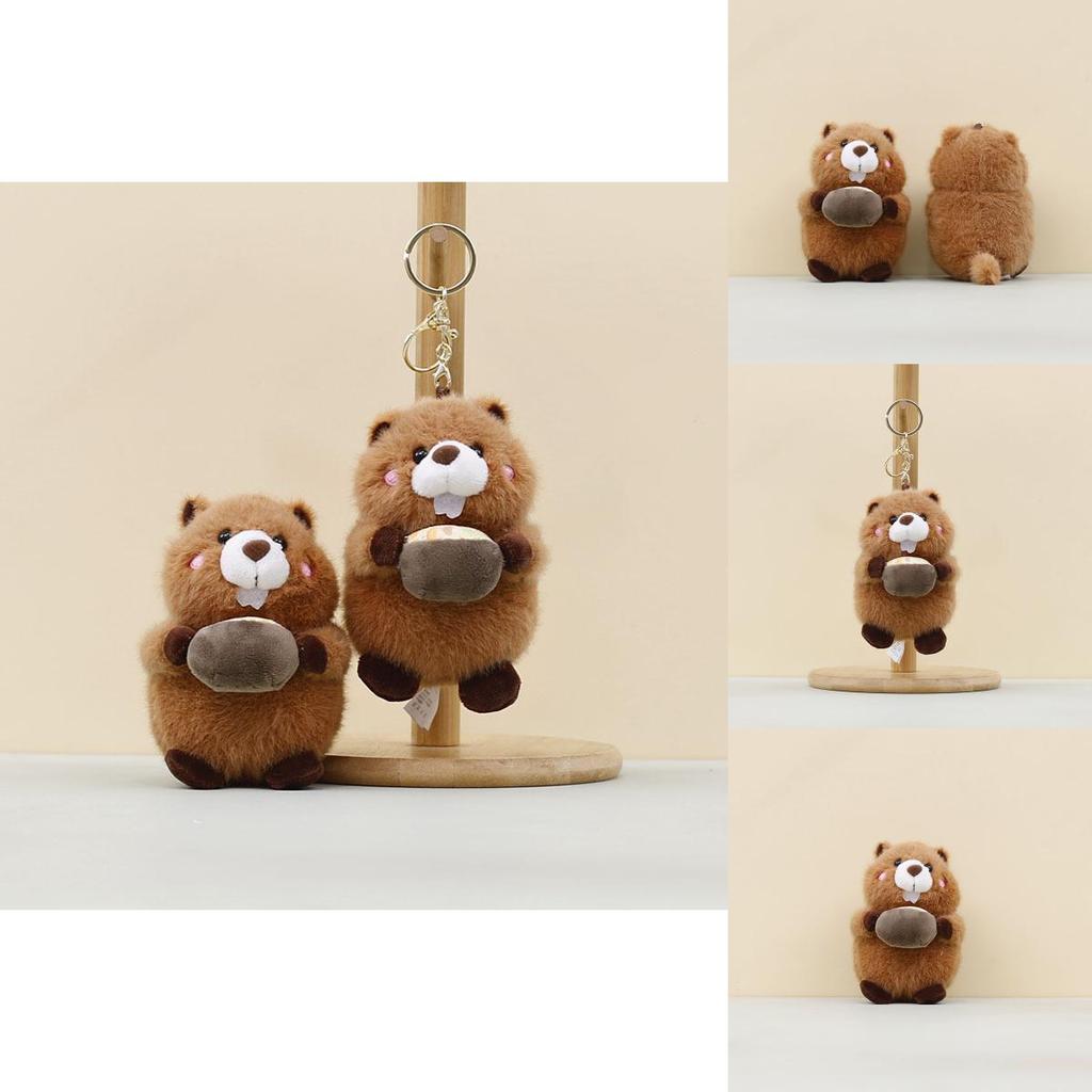 Marmoset Plush Toy Keychain For Kids Kids Gift Cute Animal Bag Charm