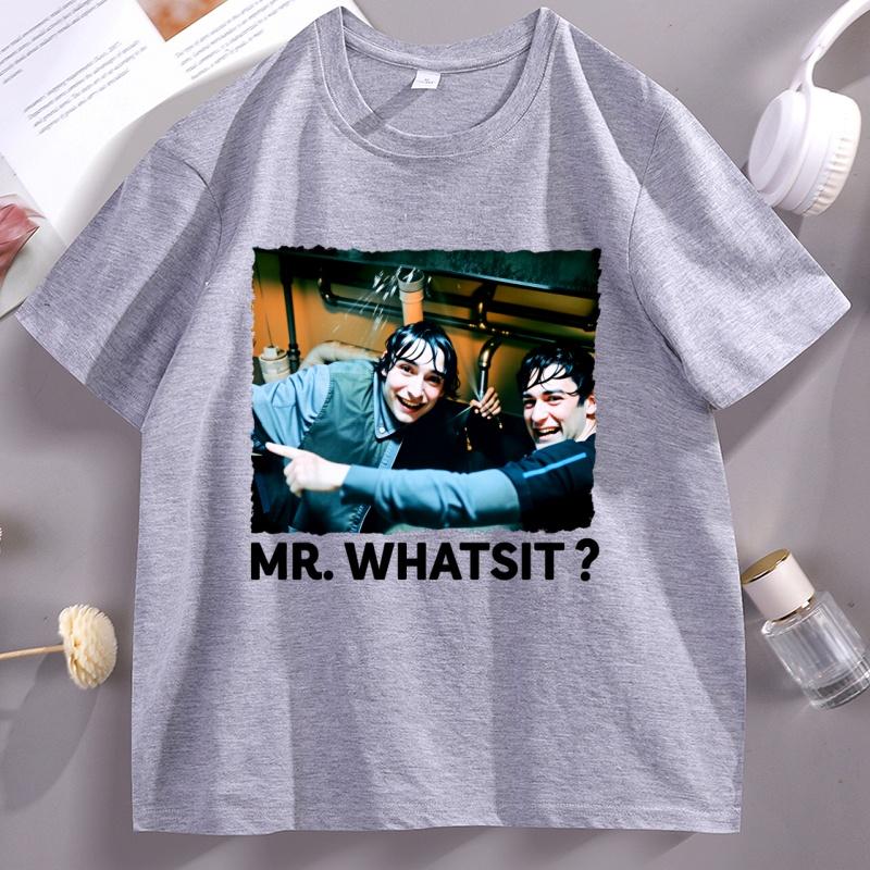 Funny Mr Whatsit TShirt Retro Cotton Short Sleeve TV Show T Shirt Trend Holiday Movie Tshirt Unisex Women Printed Tees Clothes