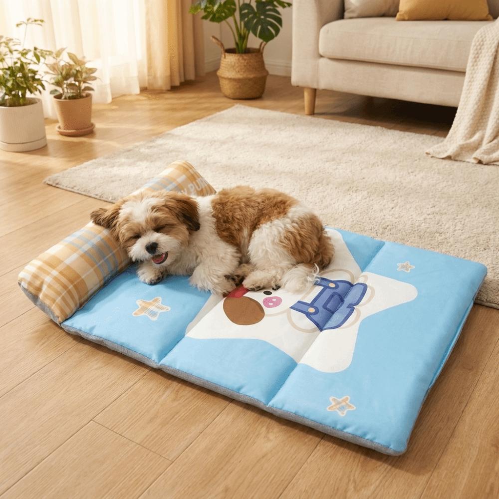 Anti-Slip Pet Sleeping Pad Breathable Dog Bed Pad Pet Ice Mat Pet Rest Cushion Kennel