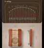 Hluru Lyre 31 Strings Mini Thumb Kalyre 17 Kalimba Strings Finger Harp Wood Creative Finger Lyre Beginner Musical Instrument