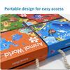 36 шт. Переносная jigsaw puzzle Детская Бумажная Крупные Детали Puzzle Подарок для Развития 3-6 Лет Детские Игрушки Пазл для Малышей