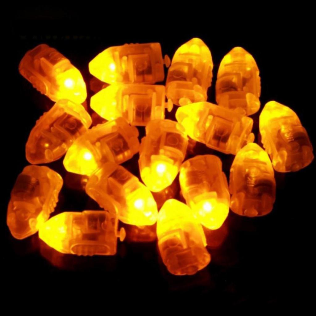 10 шт. светодиодный фонарь мини водонепроницаемый пуля свадьба день рождения вечеринка декор ARI