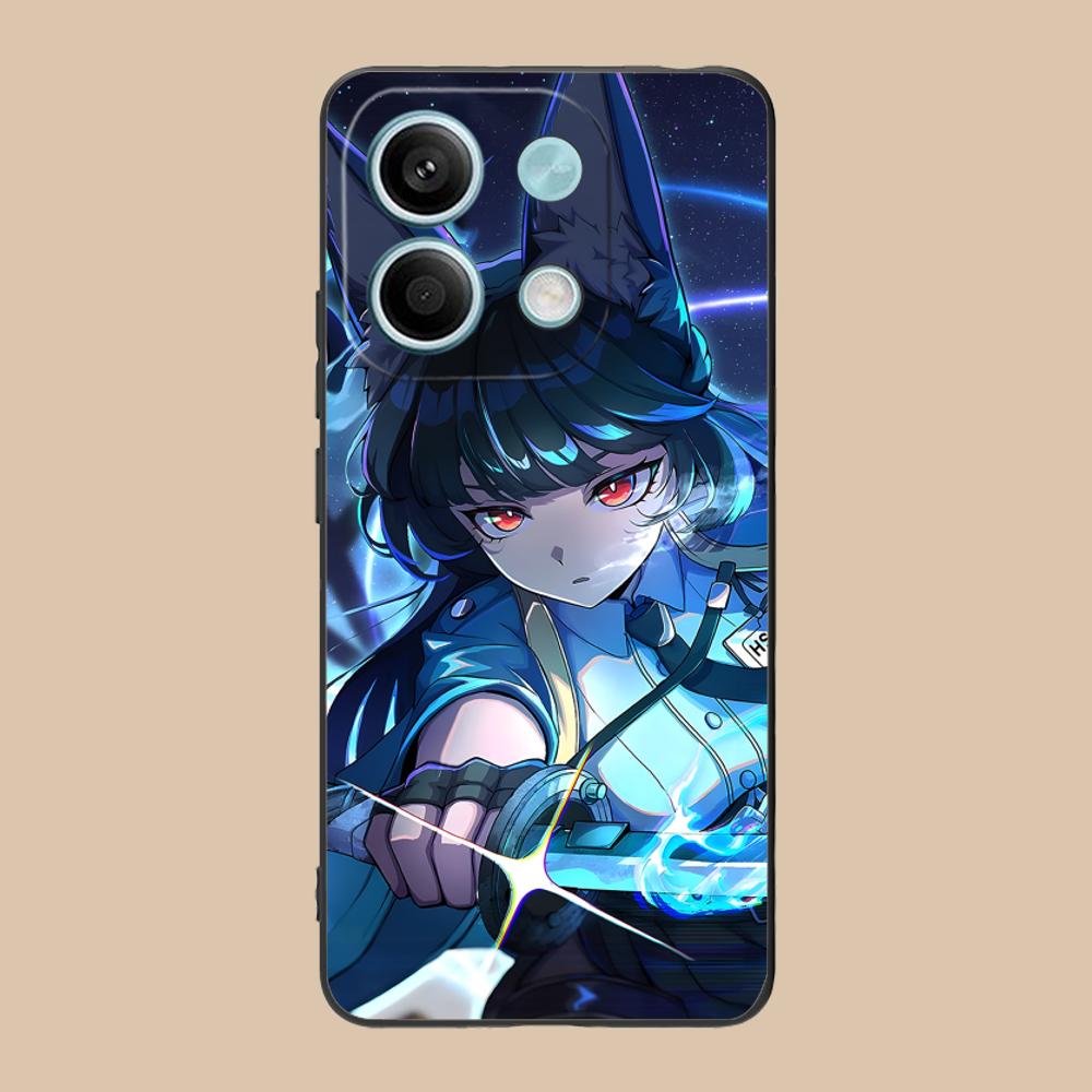 Чехол для телефона Zenless Zone Zero Hoshimi Miyabi для Xiaomi 15 14 13 12 Mi 11 T Ultra Lite Pro S X 5G Чехол с цветной печатью Роскошный
