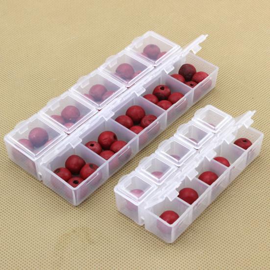 Коробка для хранения Пыленепроницаемая экономия места 2 размера Легко носить с собой Чехол для ювелирных изделий Поставка для рукоделия