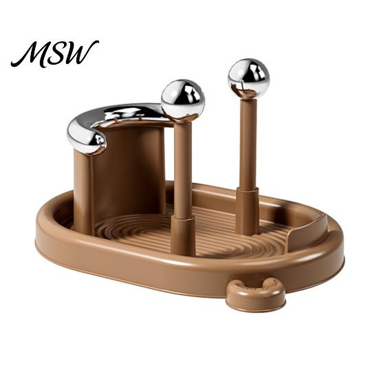 Countertop Clutter Organizer Pot Lid for Kitchen Countertop, Vertical Storage Rack with Detachable Water Tray, Stable Non-slip Base Cutting Boards And