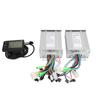 36 48V 450W Brushless Motor Dual Drive Controller Kit with 866 LCD Display Panel for Electric Bicycle Scooter