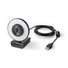 ELECOM Web Camera Auto Focus 2 Megapixels 60FPS Full HD Equipped with LED Ring Light Privacy Shutter Black UCAM-CX20ABBK