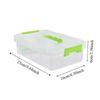 Portable Storage Box Transparent Container Building Block Pencil Case  Jewelry Box
