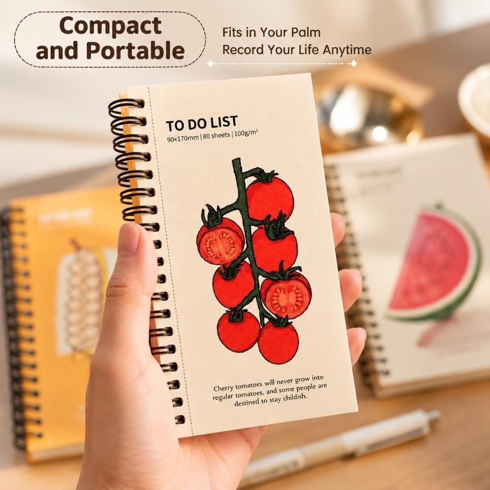 Spiral Bound To Do List Notebook Portable Habit Tracker Journal  Self Discipline Habit Tracking