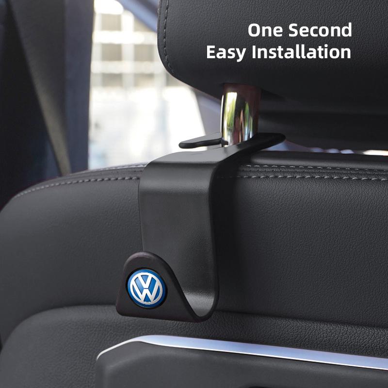 VW GTI GOLF 2026 Горячее для VW VOLKSWAGEN 2 шт. Портативные крючки на спинку сиденья для салона автомобиля для Volkswagen Tiguan T-ROC R Scirocco GTI Mag