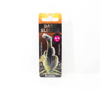 Megabass Мягкая приманка Dark Sleeper 3,8 дюйма, 3/4 унции Mutsugorou (1462)