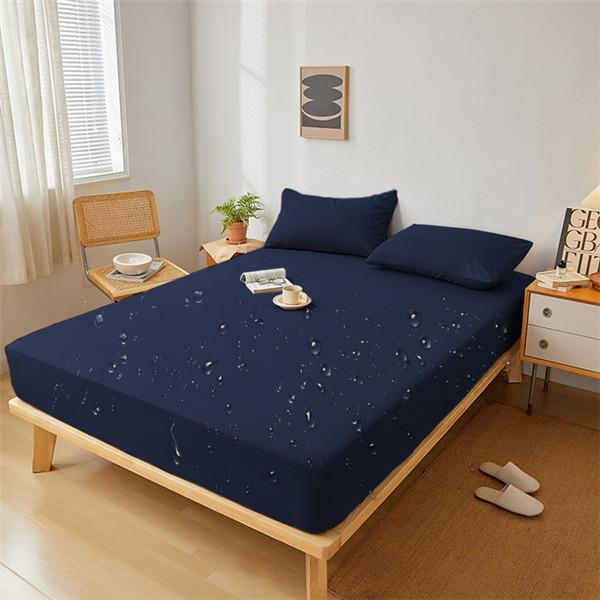 Водонепроницаемый простынь с эластичной лентой, покрывало для дивана, защита для кровати, наматрасник, нескользящая простыня для дома