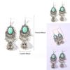 Bohemian Style Drop Earrings With Electroplated Oval Design For Female Accessories