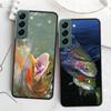 Чехол для телефона Samsung Galaxy S24 S22 Ultra S21 Plus S20 S23 FE S10 S10E S9 S8 S7 Edge с рисунком «Рыбалка на форель» Силиконовый Так