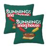 Bunnings Snaghouse 2 Pcs Square Pillowcase Pillow Cover Cushion Zip Decorative Comfort Throw Pillow For Home Car