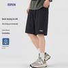 Romon Men's Ice Silk High-Elastic Quick-Dry Summer Athletic Shorts