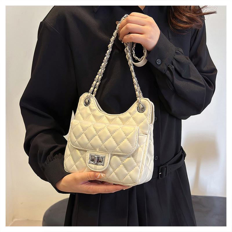 Tooxika New Style Diamond Chain Bag женская сумка через плечо большой вместимости