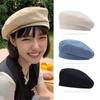 Japanese Style Solid Color Berets JK Retro Painter Cap Fashion Cotton Berets Hat Girls
