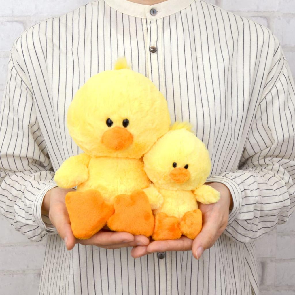 NICI Plush Fluffy 17cm W X 11cm D X 25cm 4012390910506 Chick, German-made, Animal, Yellow, H,