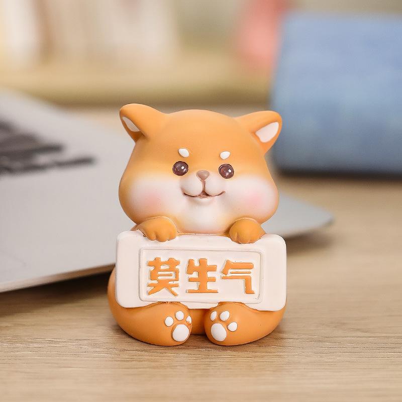 Don't Be Angry. Stress-relieving Little Pig Office Decoration Items. Animal Stress-relieving Cartoon