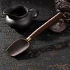 1 шт. Чайная ложка Эбеновое дерево Чайная ложка Массив дерева Ретро Креативная Чайная лопатка Чайные аксессуары для чайной церемонии Кунг-фу Уличная посуда