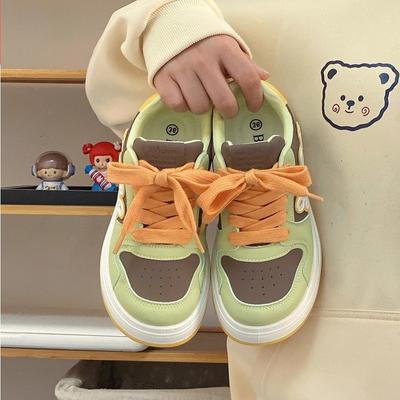 2024 женские спортивные белые кроссовки повседневные кавайные парусиновые новые универсальные туфли на толстой подошве женские вулканизированные спортивные туфли на плоской подошве