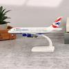 20см Сплав Металл UK Air British Airways AIRBUS 380 A380 Авиалинии Самолет Самолет W Шасси Модель Литье под давлением Модель Самолета