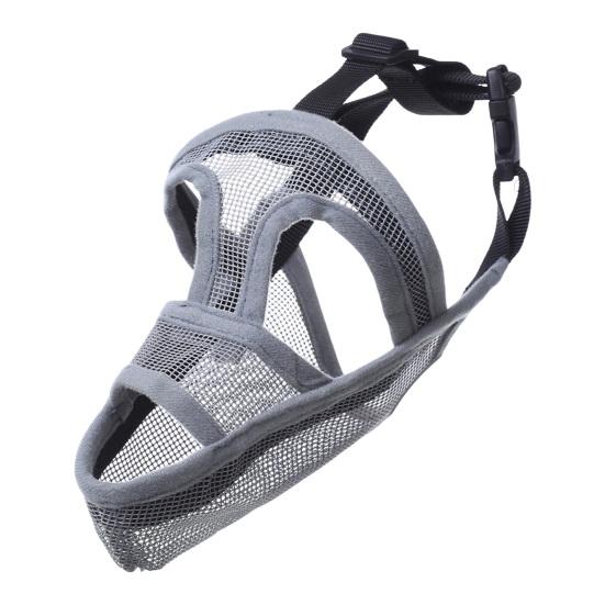 Breathable Mesh Dog Muzzle Anti Bark Pet Mouth Cover Prevent Biting Chewing Dog Training Muzzle for Walking Grooming