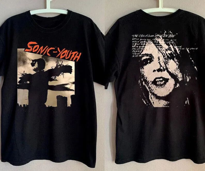 1985 Sonic Youth Bad Moon Rising Album Promo T Shirt for Fans