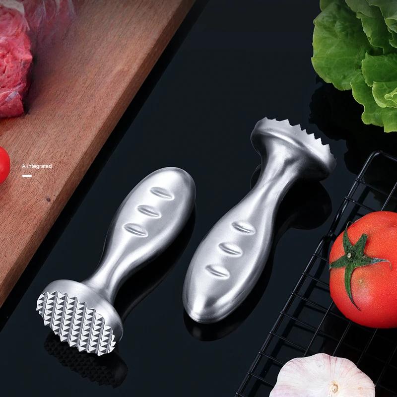 304 Stainless Steel Meat Hammer Outdoor Tools Portable Meat Pressing Machine Meat Tenderizer Tools Steak Hammer Kitchen Tools