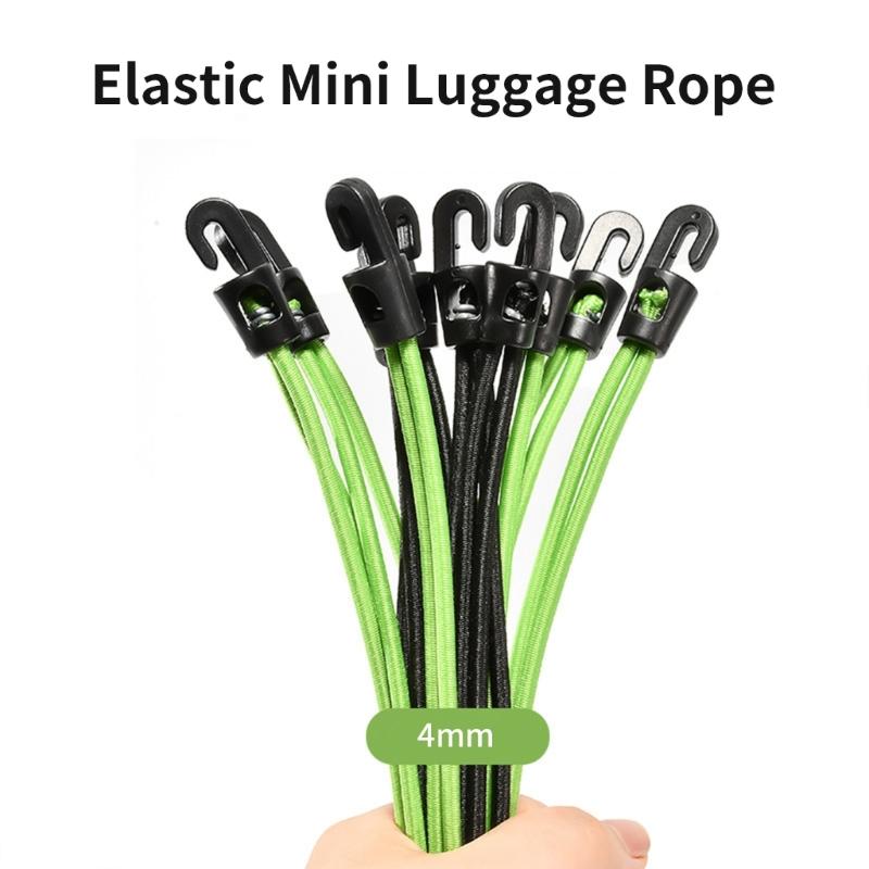 20pcs Elastics Tension Straps With Hook 10cm Sturdy Rubber Expanders Accessory for Tarpaulin Tents Banners Outdoor Use