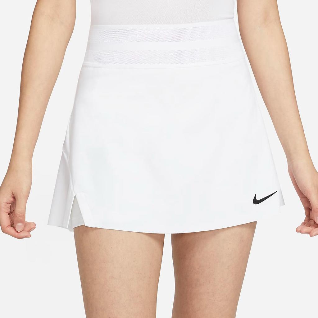 Nike Однотонная быстросохнущая теннисная юбка Женские юбки Белый DH9553-100