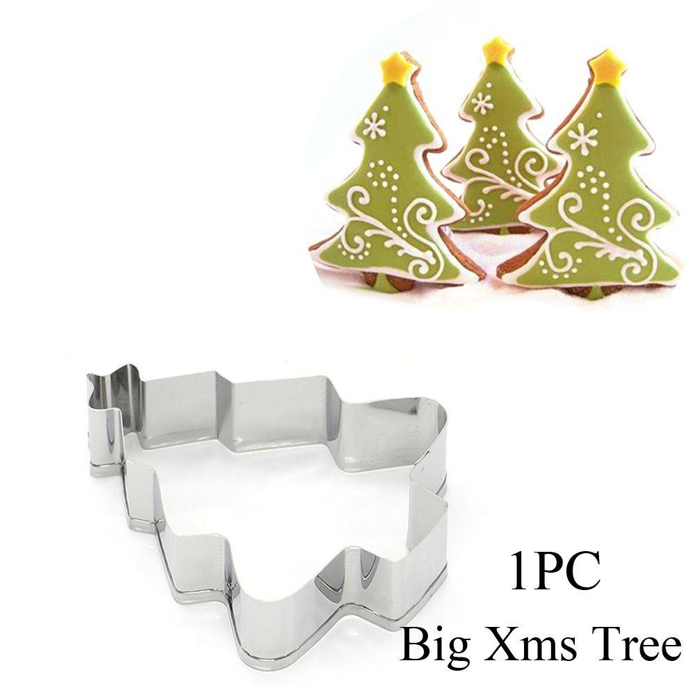 1/2 шт. Пряничный человечек Санта Клаус Снежинка Лось Рождественский форморез для печенья Форма для торта Инструмент для выпечки Форма для печенья