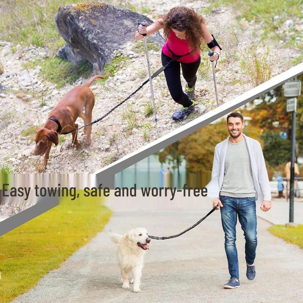 Large Dog Running Waist Leash – Convenient Hands-Free Pet Leash