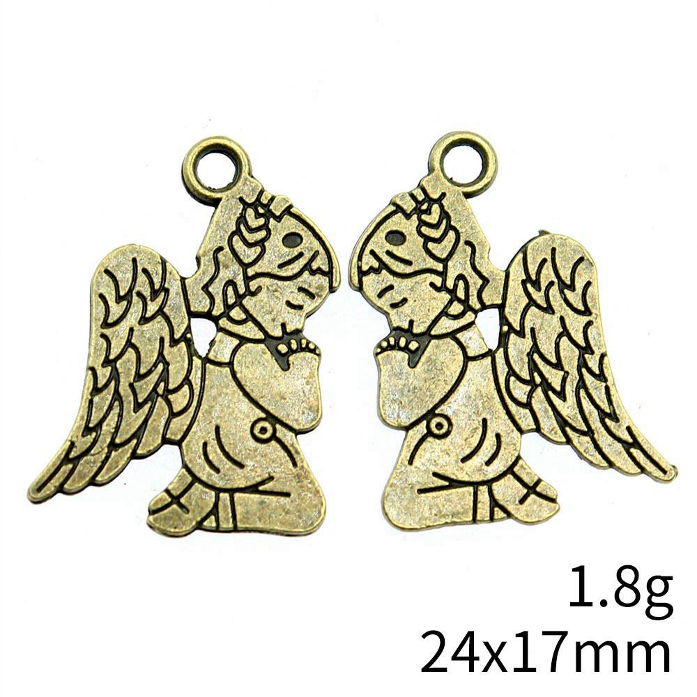 Ожерелье с подвесками «Назад в школу» Подвеска с подвесками в виде ангела Сувенирные подвески для браслетов