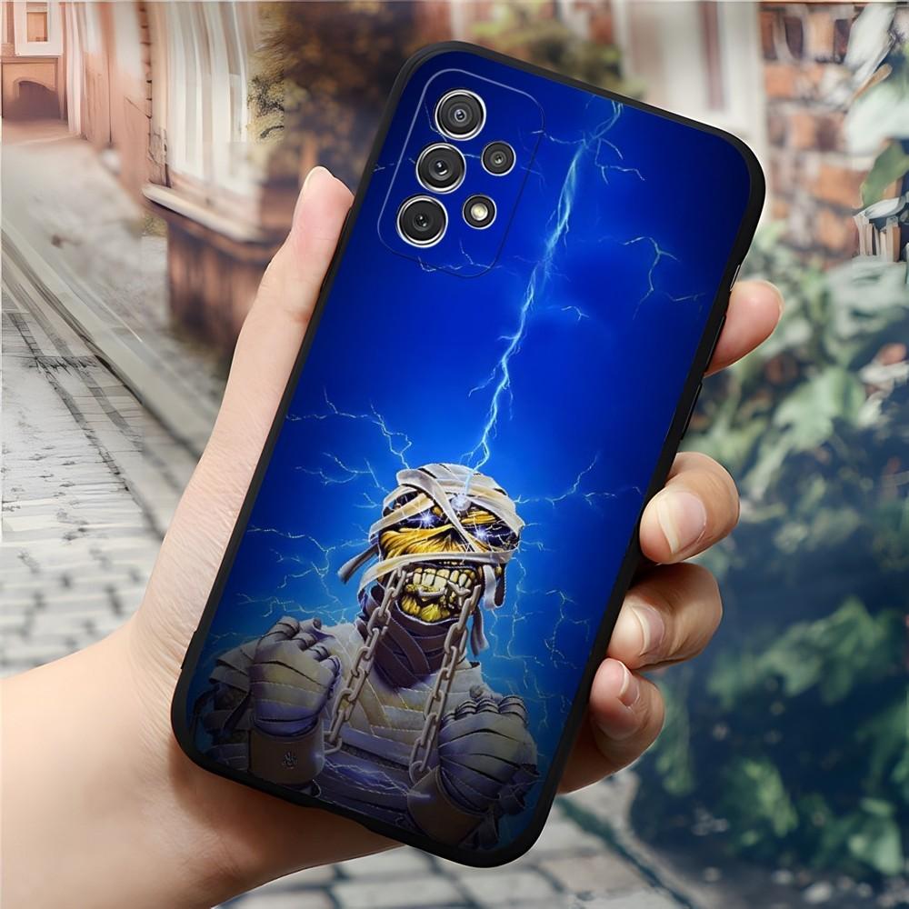 S-Skele-ton Rock-Band Phone Case for Samsung Galaxy S24 S23 S22 S20 S21 Ultra Fe Plus M54 A34 A54 A24 A52 A53 Coque