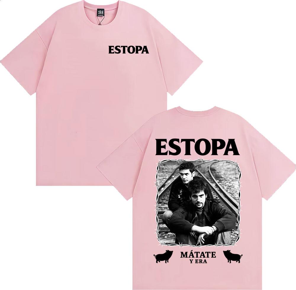 Rapper Estopa Matate Y Era Album Tour T-shirts Men Women Fashion Hip Hop Harajuku T Shirts Summer Tops O-Neck T-shirt Streetwear