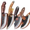 6-дюймовый нож-мачете для разделки, обвалки и разделки мяса, 4-х секционный портативный нож для разделки мяса, нож для разделки рыбы, нож для жареной рыбы