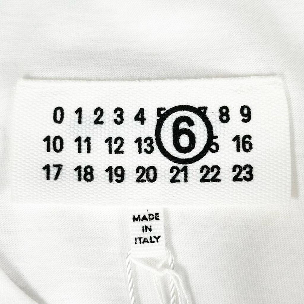 MM6 Maison Margiela Number motif S52GC0336 Short sleeve T-shirt white Women XS used