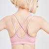 BWELL casual skin friendly vest style cross back beauty without steel ring sports bra