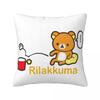 Чехлы для подушек Rilakkuma YOLO из полиэстера, чехол для подушки с изображением автомобиля и мультфильма, креативный чехол для украшения дома