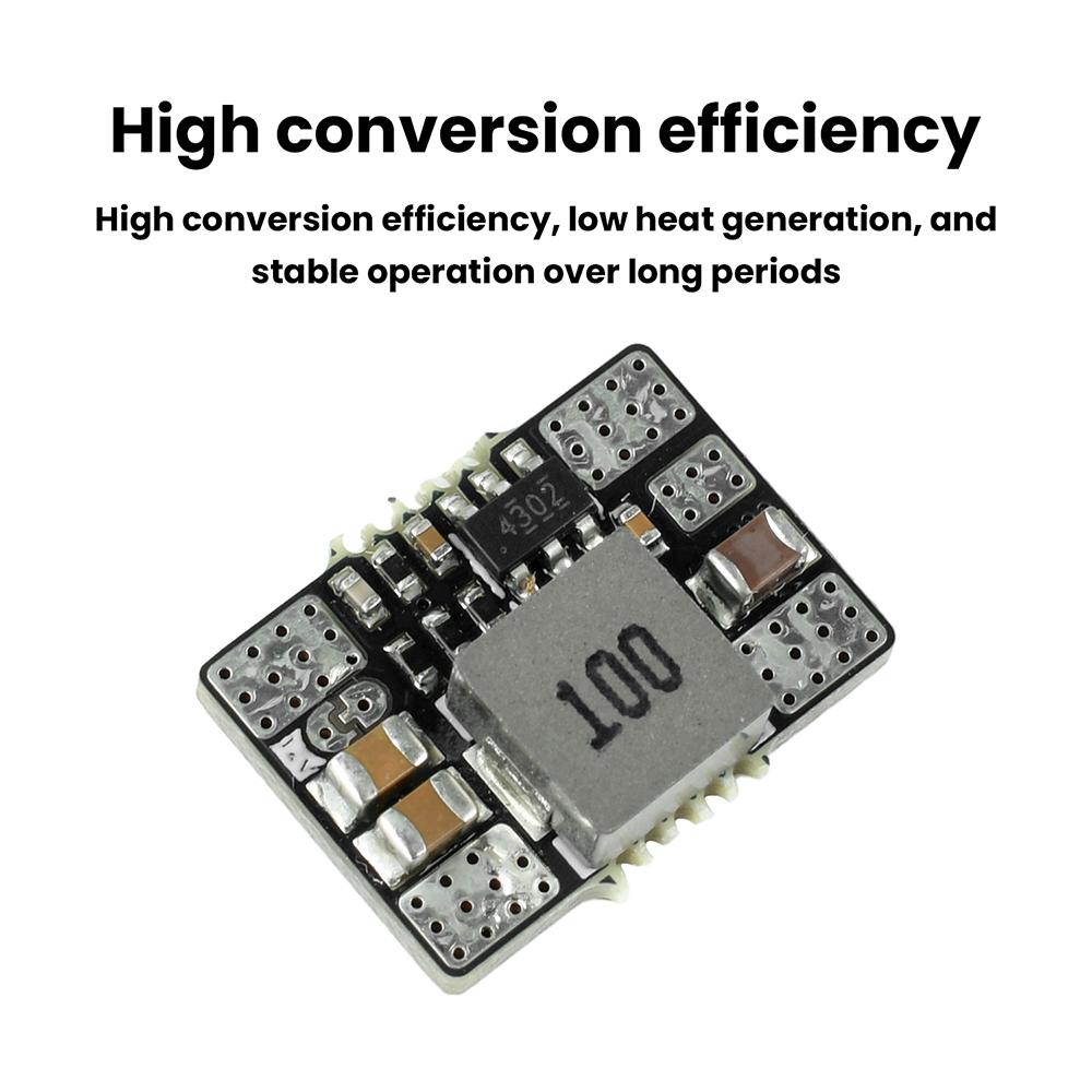 MICRO BEC 6-28V TO 5V3A/12V2A ADJ Step-Down BEC Module 2~6S High-Efficiency Power Converter CON enable Control for Drones/FPV/RC