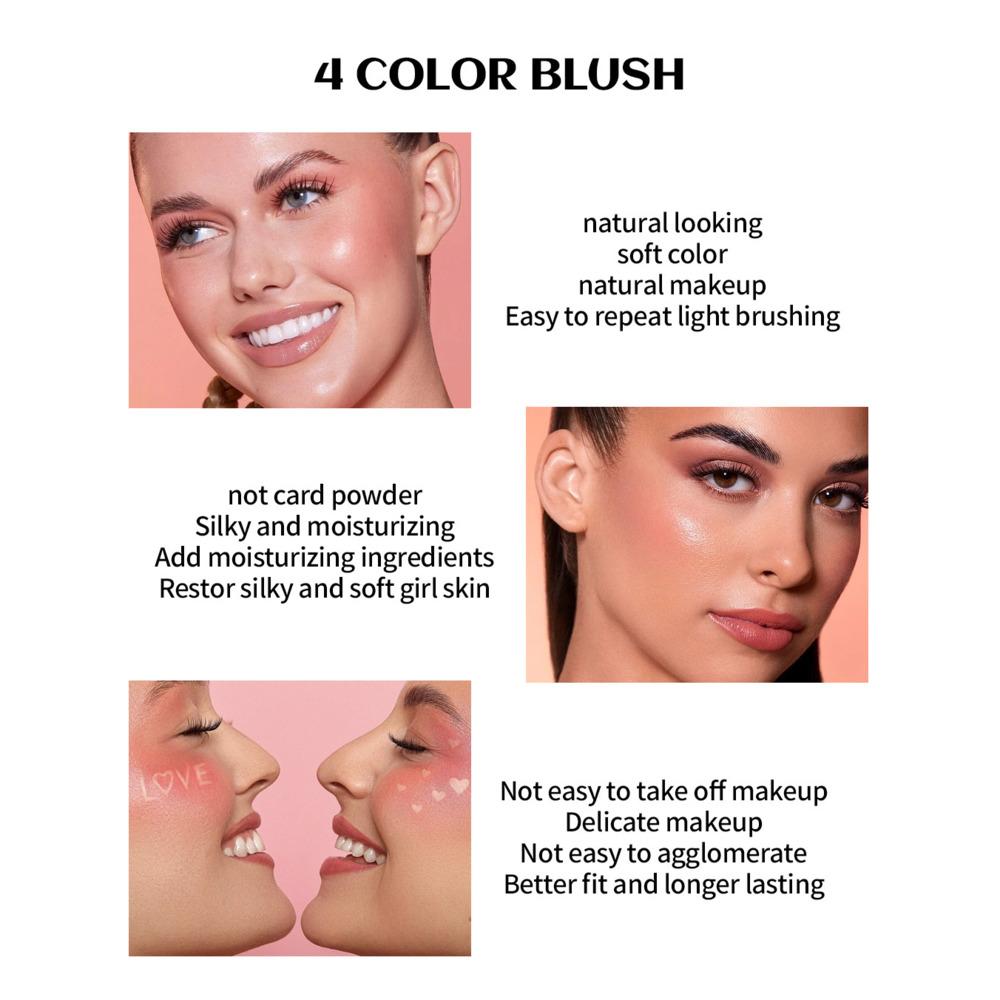 MISS ROSE 64-в-1 Изысканная коробка для макияжа для девочек Профессиональные наборы для макияжа Универсальная палитра румян Макияж для бровей Вечерний макияж