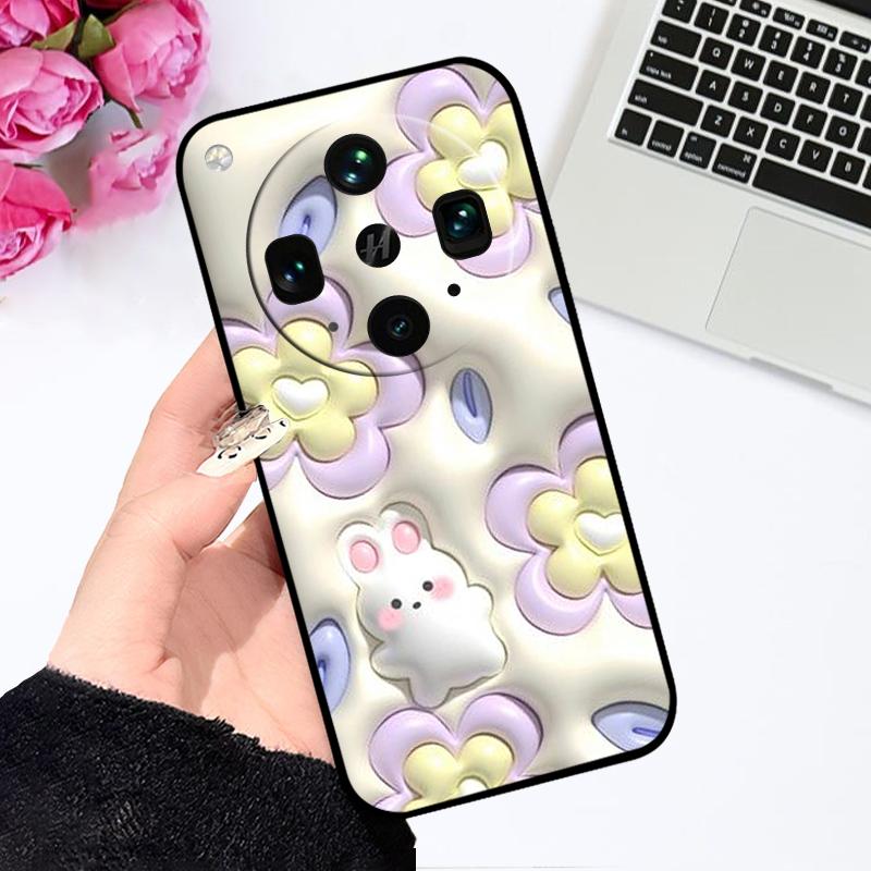 For Oppo Find X8 Ultra Phone Case PKJ110 Silicone TPU Soft Back Cover For Oppo Find X8s / X 8 Pro Luxury Protective Funda Cases