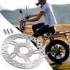 Дисковый тормозной ротор для электровелосипеда 160 мм/170 мм, 6 отверстий, для электровелосипеда, электросамоката, толщина 2,3 мм/2,5 мм/3 мм, утолщенный диск, аксессуары для велоспорта