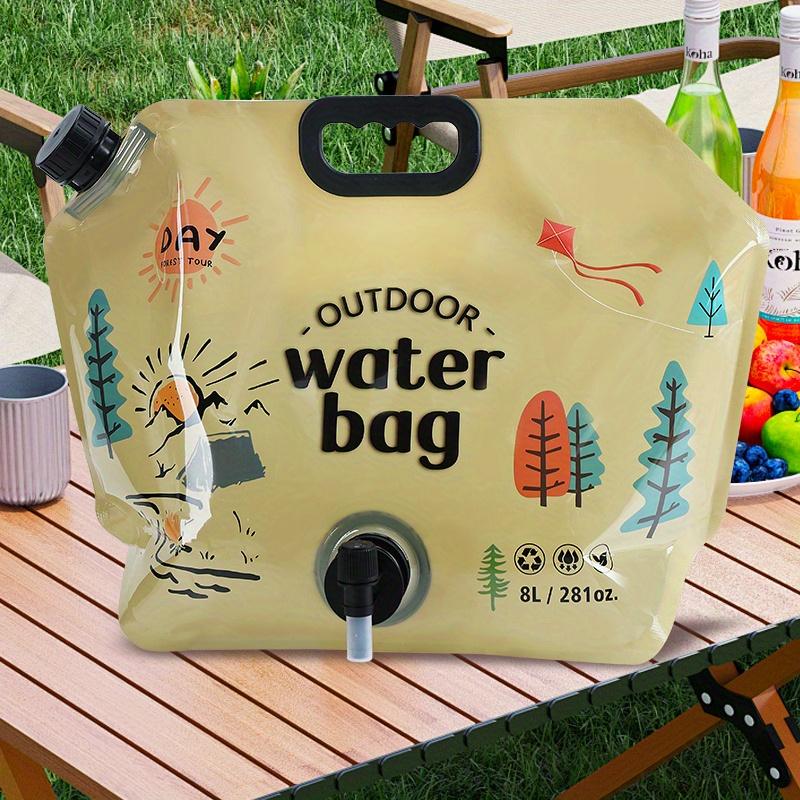 New Style for 2026 Portable Water Bag Extra Thick Camping Storage Outdoor Handheld Mountaineering Folding Travel Plastic Soft Large Capacity